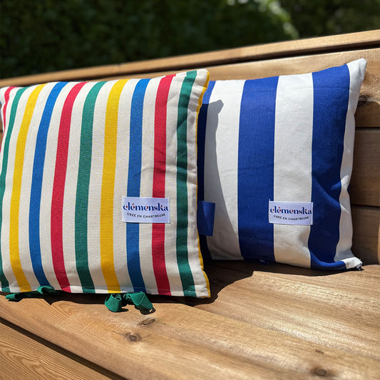 Coussin Rayures extérieur