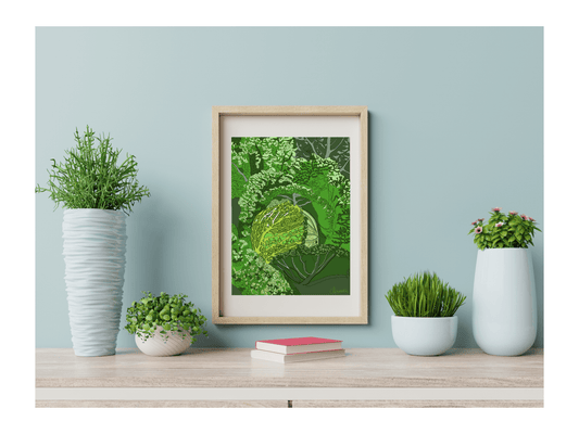 Affiche Légume Chou