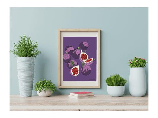 Affiche Fruit Figues