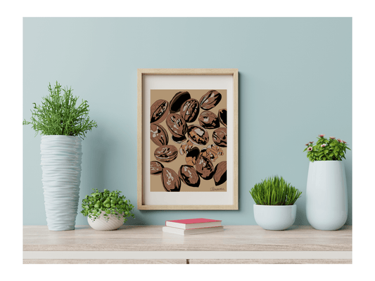 Affiche Fruit Noix