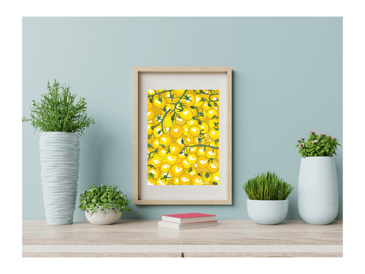 Affiche Légume Tomate Jaune