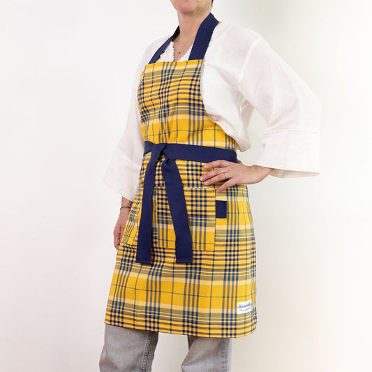 Tablier Carreaux Jaune