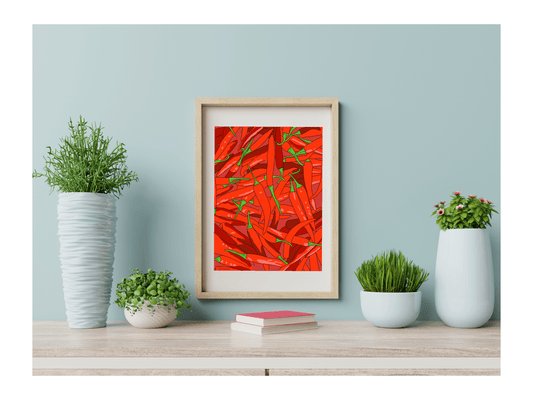 Affiche Légume Piment