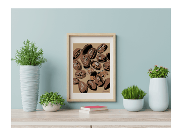 Affiche Fruit Noix