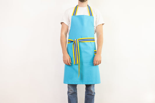 Tablier Bleu Turquoise