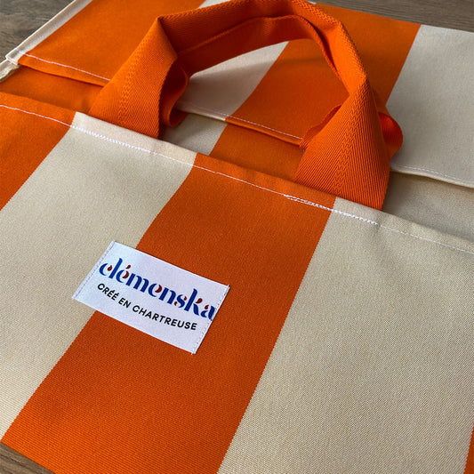 Sac à tarte Rayures Orange