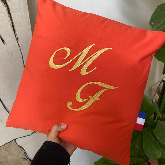 Coussin Initiales Personnalisés